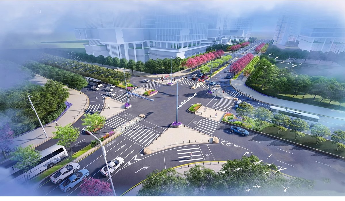 图片[15]-城市道路公路车行道斑马线地面指示线十字交通路口su模型草图大师-大怪兽分享