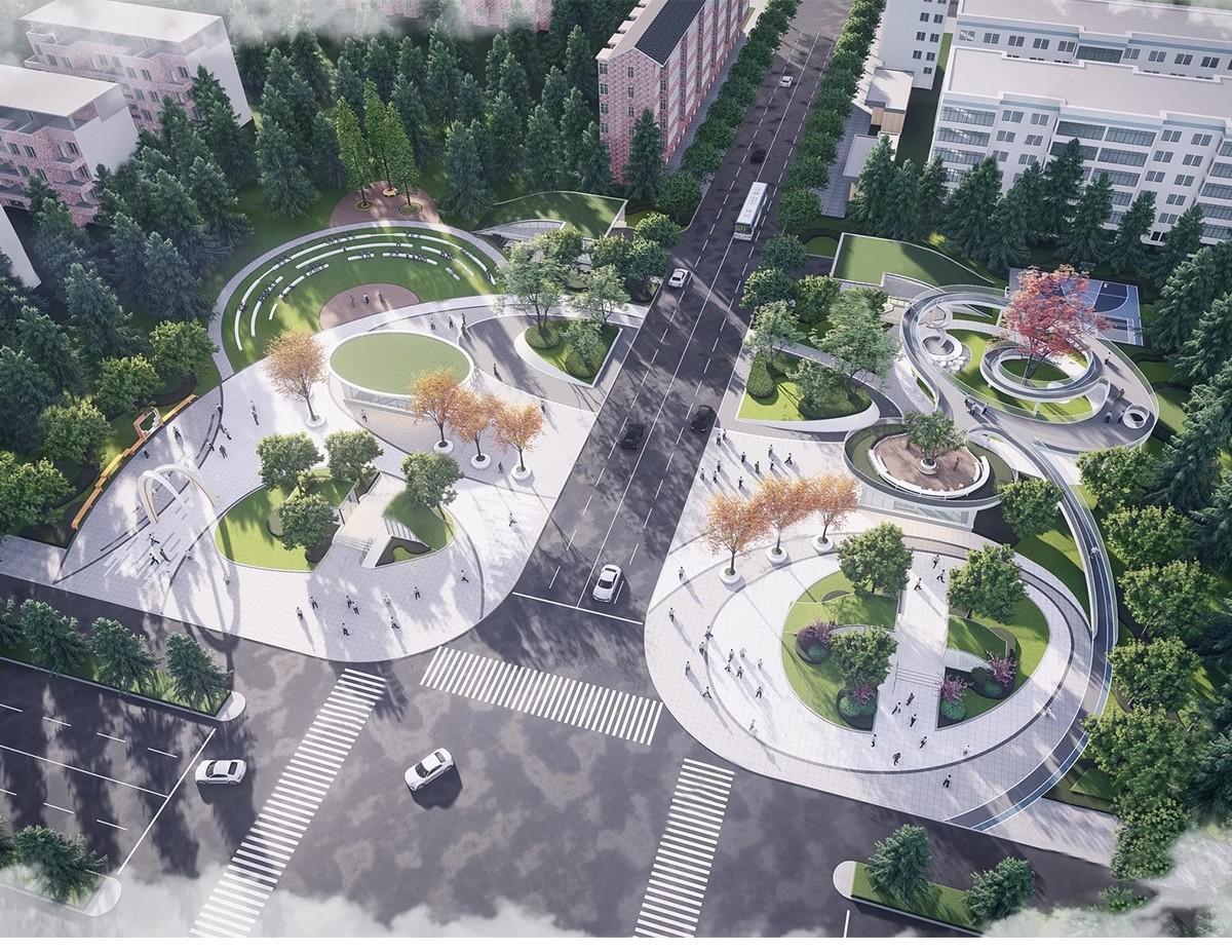 图片[14]-现代公园广场小游园园林节点景观树池座椅坐凳小品草图大师SU模型-大怪兽分享