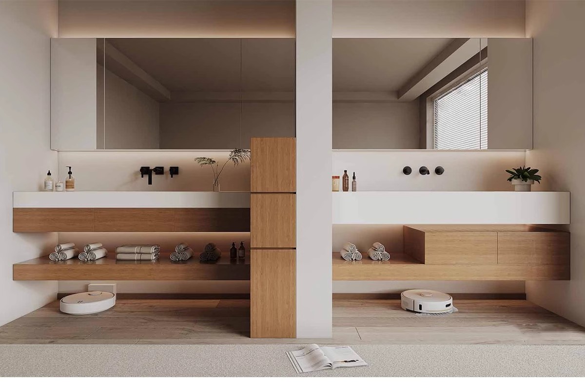 图片[23]-浴室柜子草图大师卫生间洗手台盆镜子卫浴现代奶油单体家装su模型-大怪兽分享