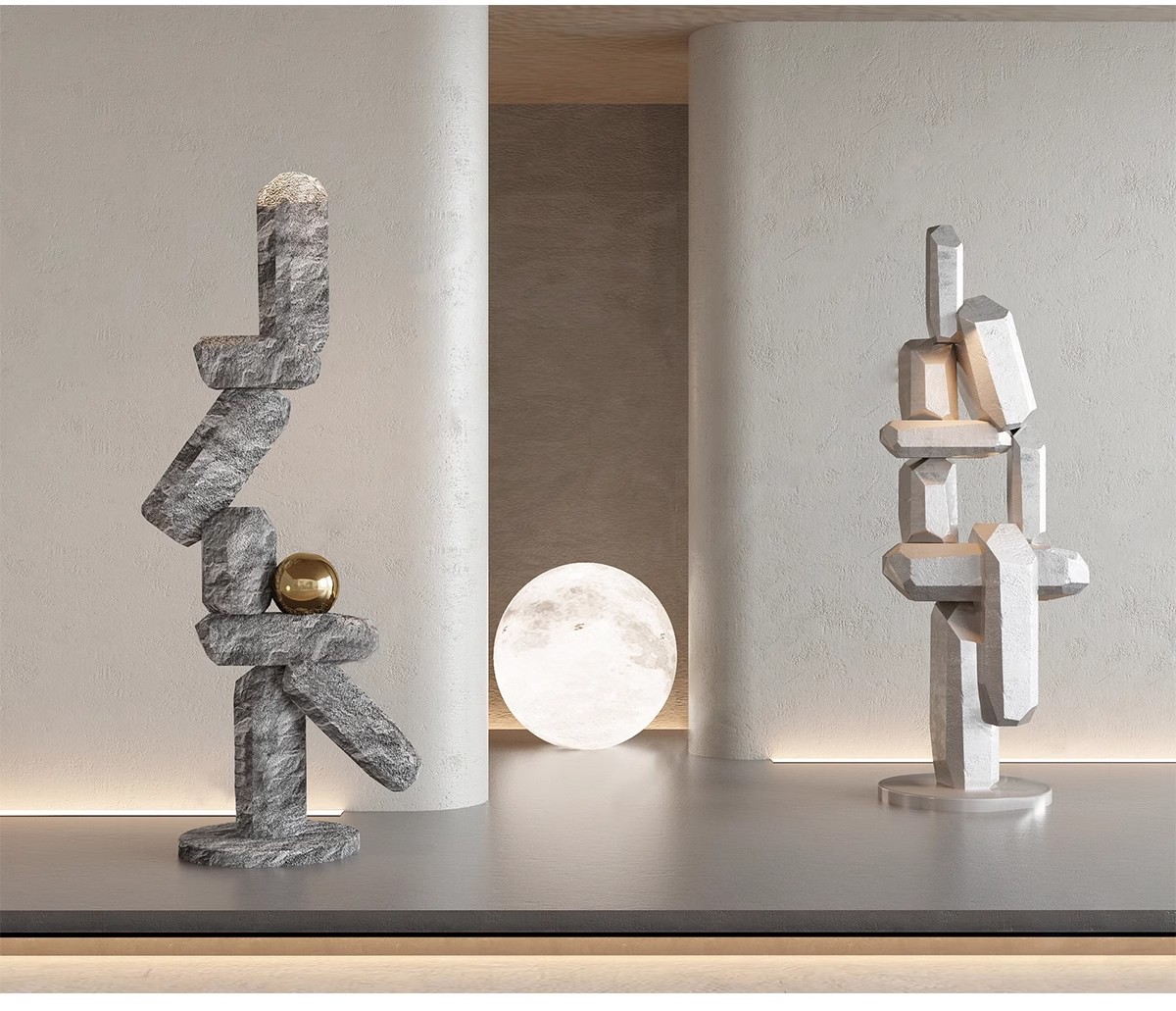 图片[26]-室内SU模型北欧创意雕塑摆件公仔现代装饰品组合挂画草图大师素材-大怪兽分享