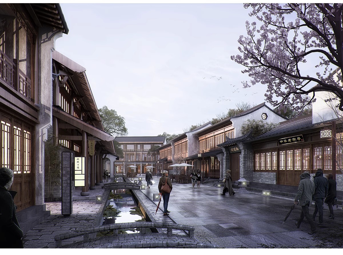 图片[14]-PS效果图民俗文化广场美丽乡村旅游 古村古镇景观园林psd分层素材-大怪兽分享