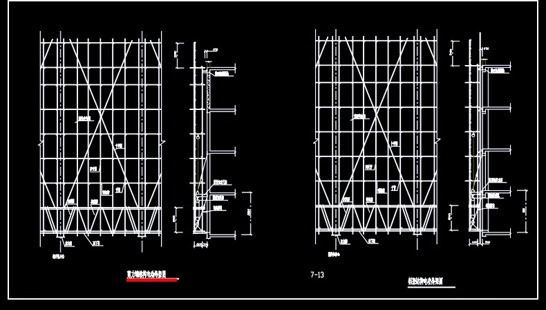 图片[15]-建筑室内室外工地外立面脚手架平面立面节点大样CAD施工图素材库-大怪兽分享