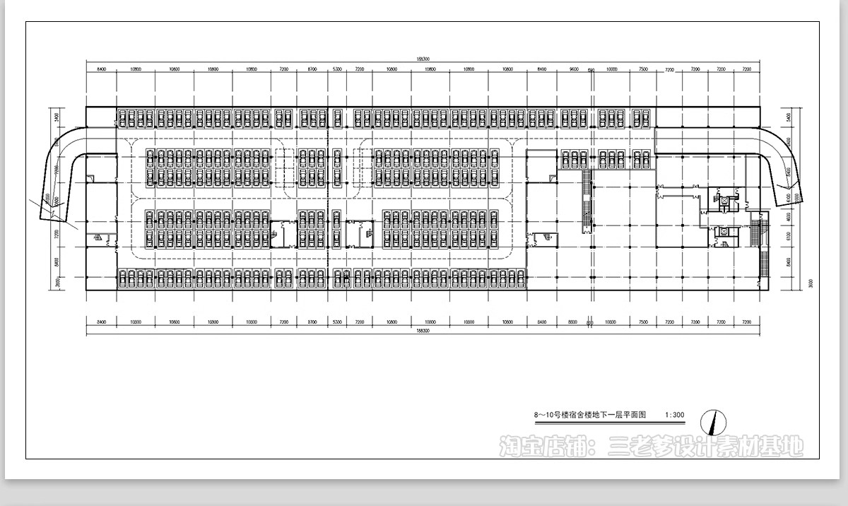 图片[15]-宿舍楼公寓楼CAD平面布局图学校职工学生建筑施工图设计布置方案-大怪兽分享