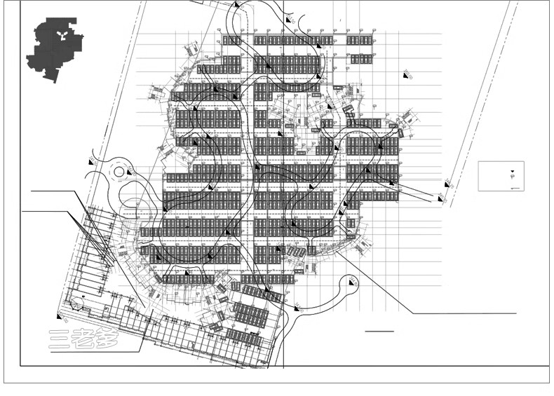 图片[15]-停车场规划设计建筑CAD平面图纸 地下车库SU模型车位施工图素材-大怪兽分享