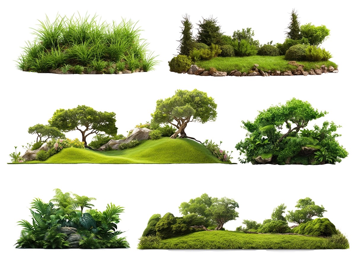 图片[14]-花坛树池ps素材库景观花镜花草植物乔灌木造型组团psd免抠效果图-大怪兽分享