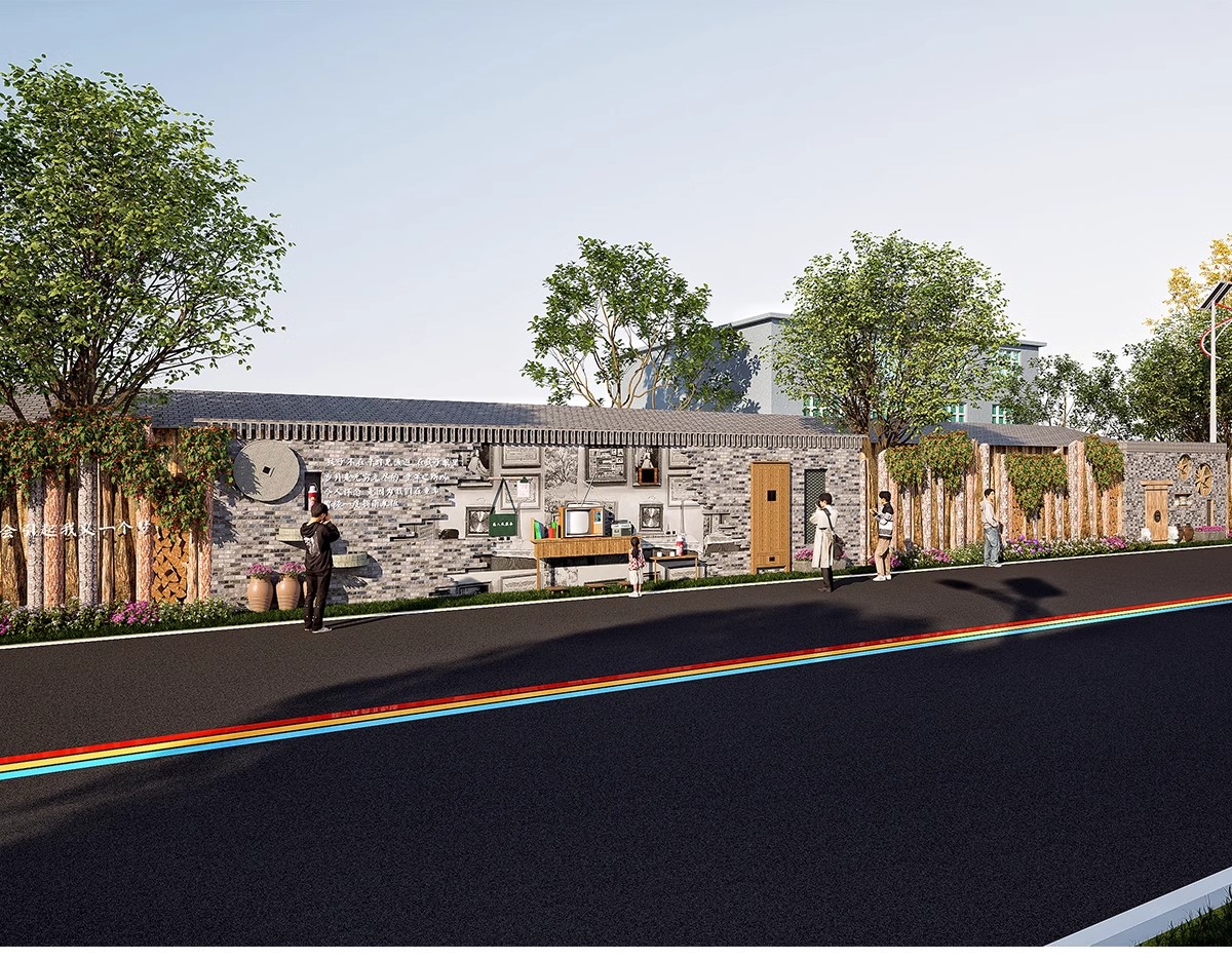 图片[15]-特色文化中式景观墙su模型小品艺术浮雕柱徽派白墙景墙庭院雕塑-大怪兽分享