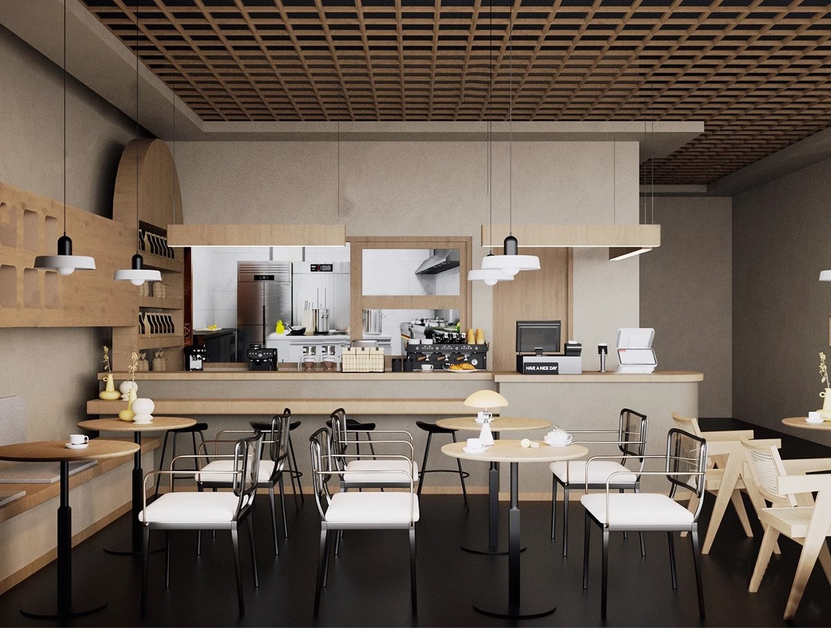 图片[15]-INS网红风LOFT工业风格咖啡厅奶茶店水吧草图大师SU模型CAD施工图-大怪兽分享