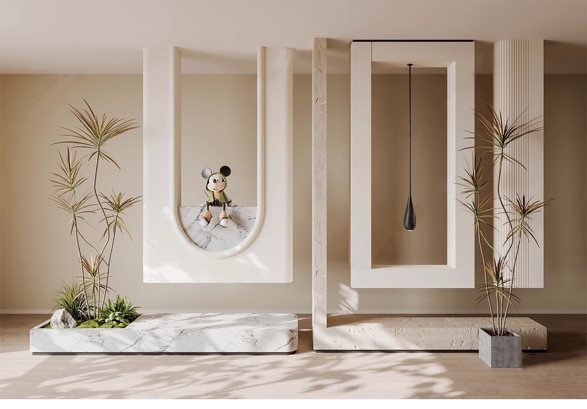 图片[14]-家装入户玄关屏风效果图玻璃隔断现代装饰装修设计家居室内参考图-大怪兽分享