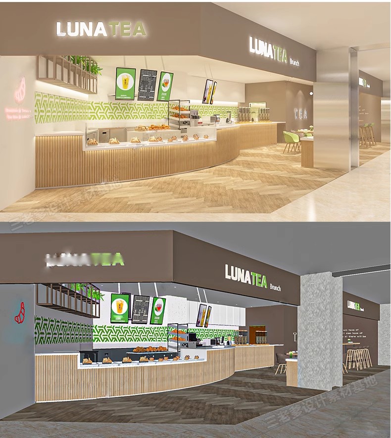 图片[33]-INS网红风LOFT工业风格咖啡厅奶茶店水吧草图大师SU模型CAD施工图-大怪兽分享