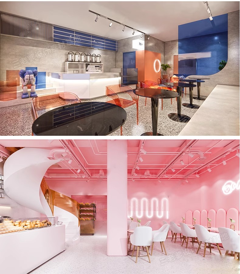 图片[35]-INS网红风LOFT工业风格咖啡厅奶茶店水吧草图大师SU模型CAD施工图-大怪兽分享