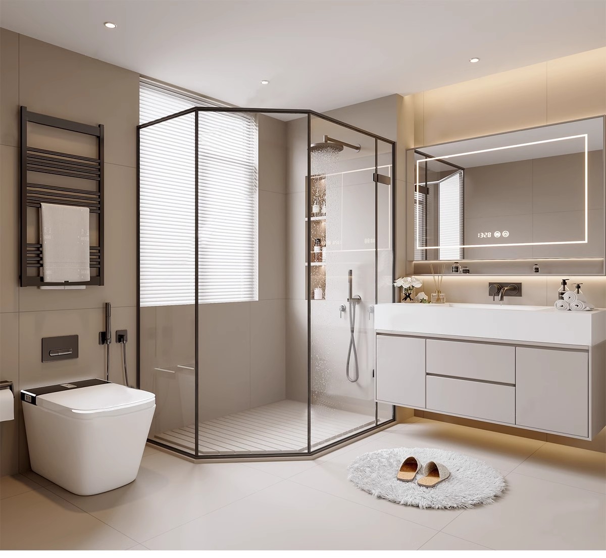 图片[15]-浴室卫生间卫浴SU模型库家装草图大师马桶洗手盆浴缸淋浴sketchup-大怪兽分享