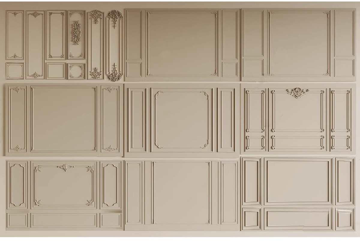 图片[16]-草图大师欧式法式雕花角花罗马柱石膏线条角线建筑构件SU模型库-大怪兽分享