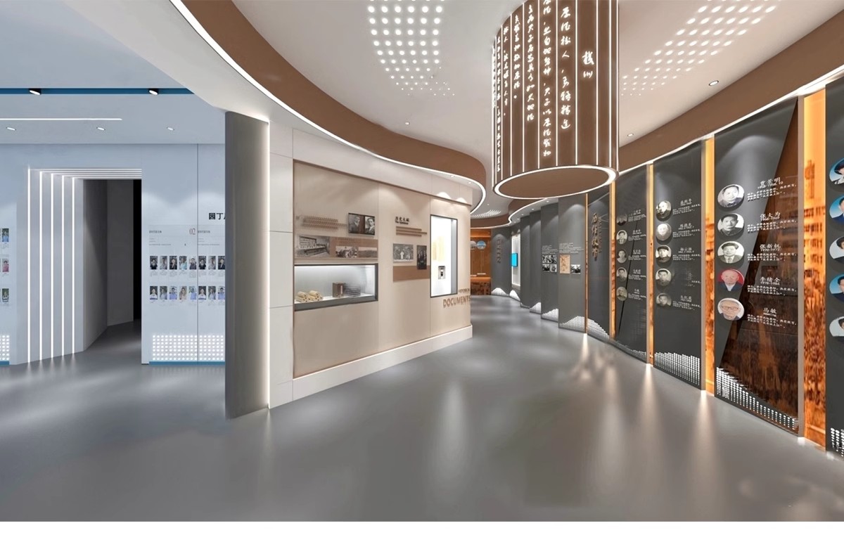 图片[13]-红色文化展厅 室内主题荣誉墙纪念馆展览馆博物馆草图大师SU模型-大怪兽分享