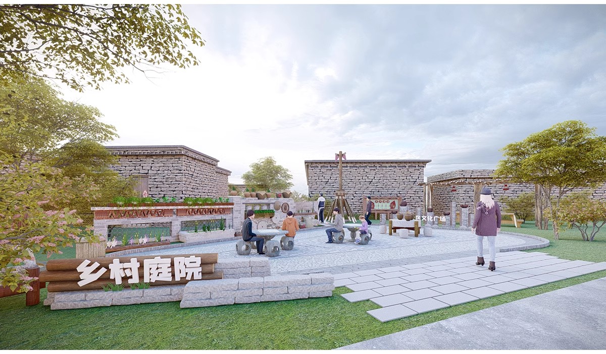 图片[15]-新中式美丽乡村农业生态旅游文化广场民宿公园建筑景观SU模型CAD-大怪兽分享