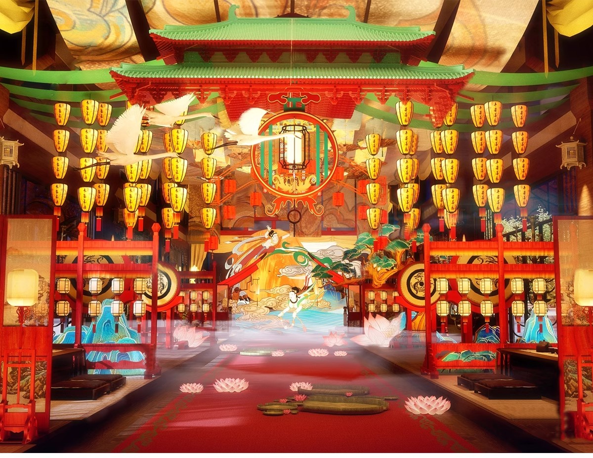 图片[16]-布艺刺绣皮影戏剧非遗文化展厅博物馆中式传统民俗展览馆su模型-大怪兽分享