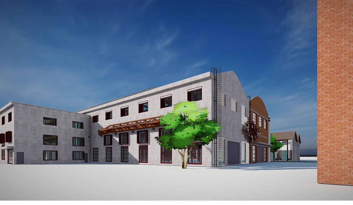 图片[16]-文创园室外商业街步行街购物广场音乐街古街SU模型建筑规划设计-大怪兽分享