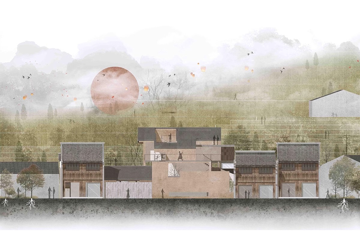 图片[16]-PSD灰色调立面图剖面竞赛风建筑规划景观园林环艺设计素材ps分层-大怪兽分享