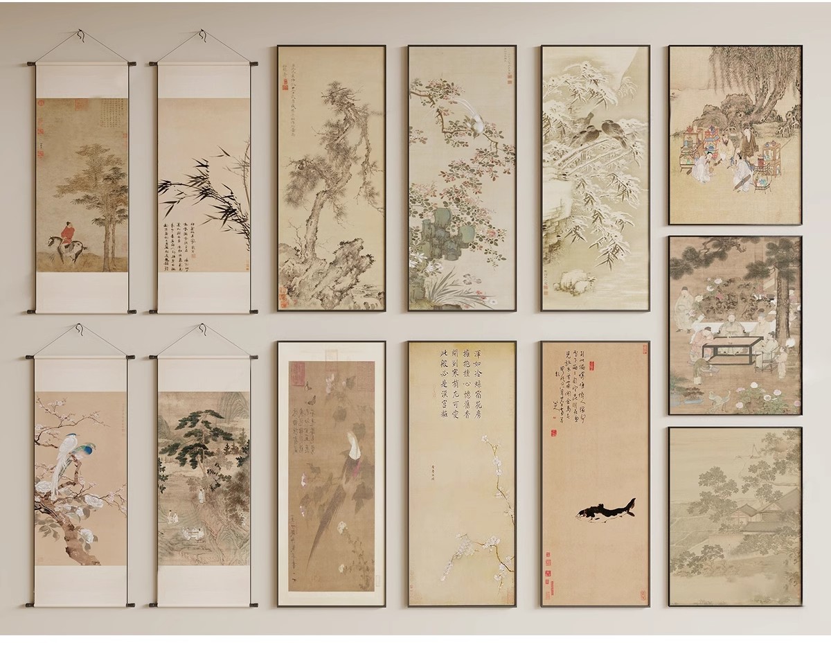 图片[16]-抽象现代装饰画3dmax单体风景侘寂中式挂画板摆件3d模型设计素材-大怪兽分享