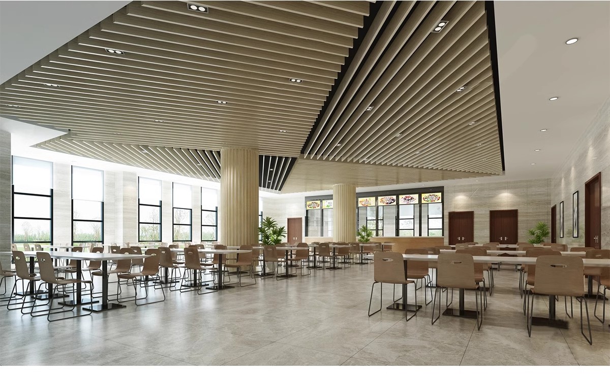 图片[15]-餐厅企业公司学校大学生员工食堂SU模型 CAD施工图快餐厅草图大师-大怪兽分享