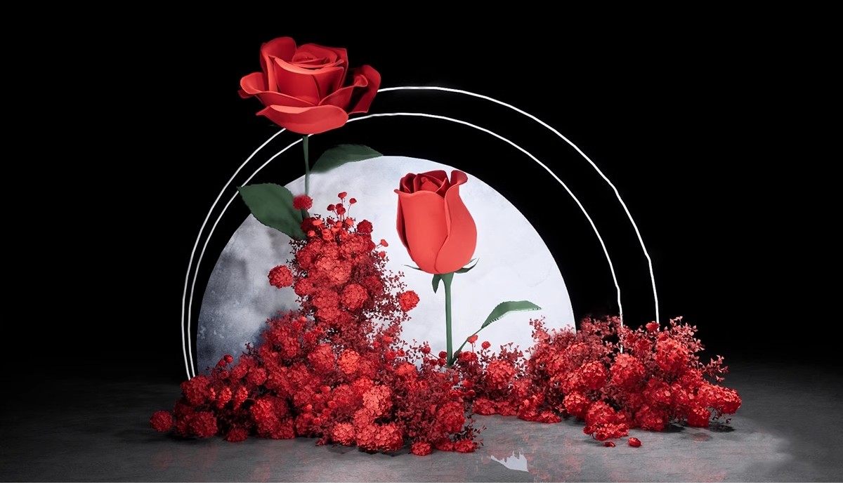 图片[16]-网红风橱窗饰品摆件美陈服装商场SU模型婚礼婚庆现场背景草图大师-大怪兽分享