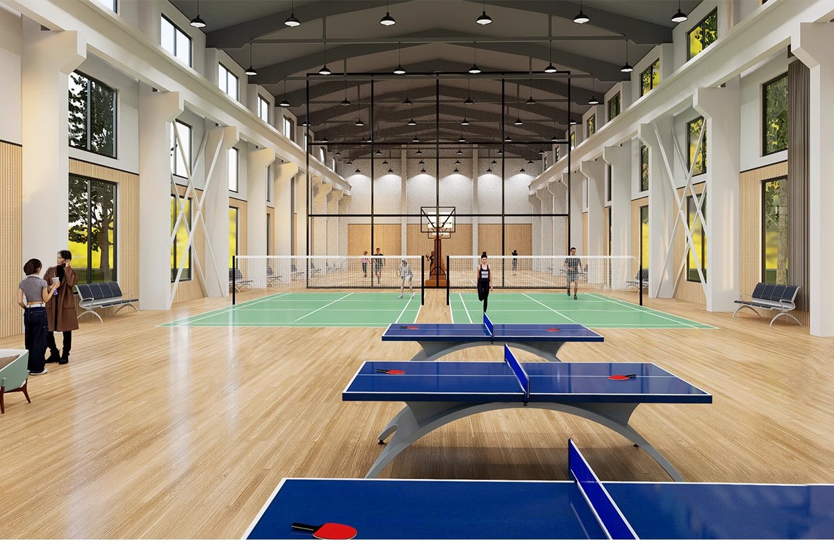 图片[16]-学校体育馆SU模型 室内运动场篮球馆网球游泳馆CAD施工图草图大师-大怪兽分享