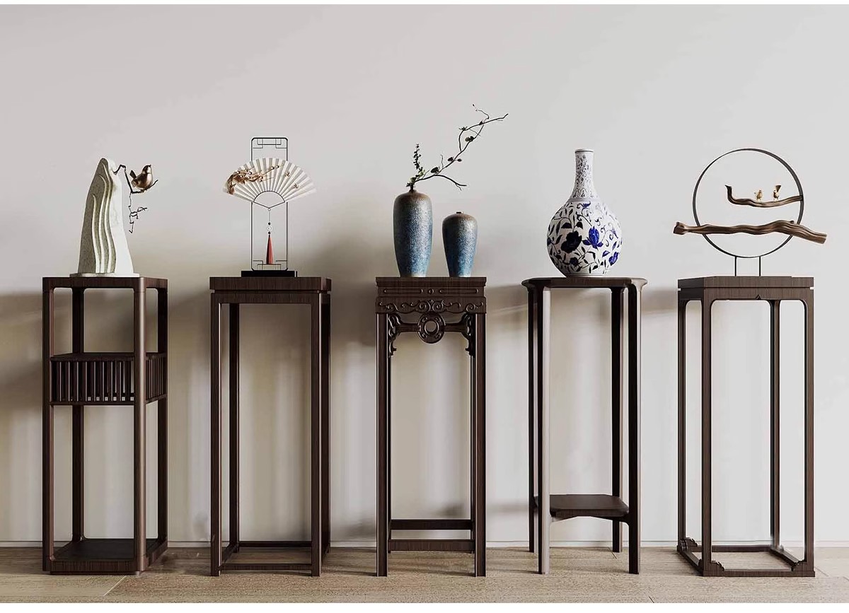 图片[16]-新中式3dmax单体家装沙发酒柜衣柜吊灯装饰挂画柜子床餐桌3d模型-大怪兽分享