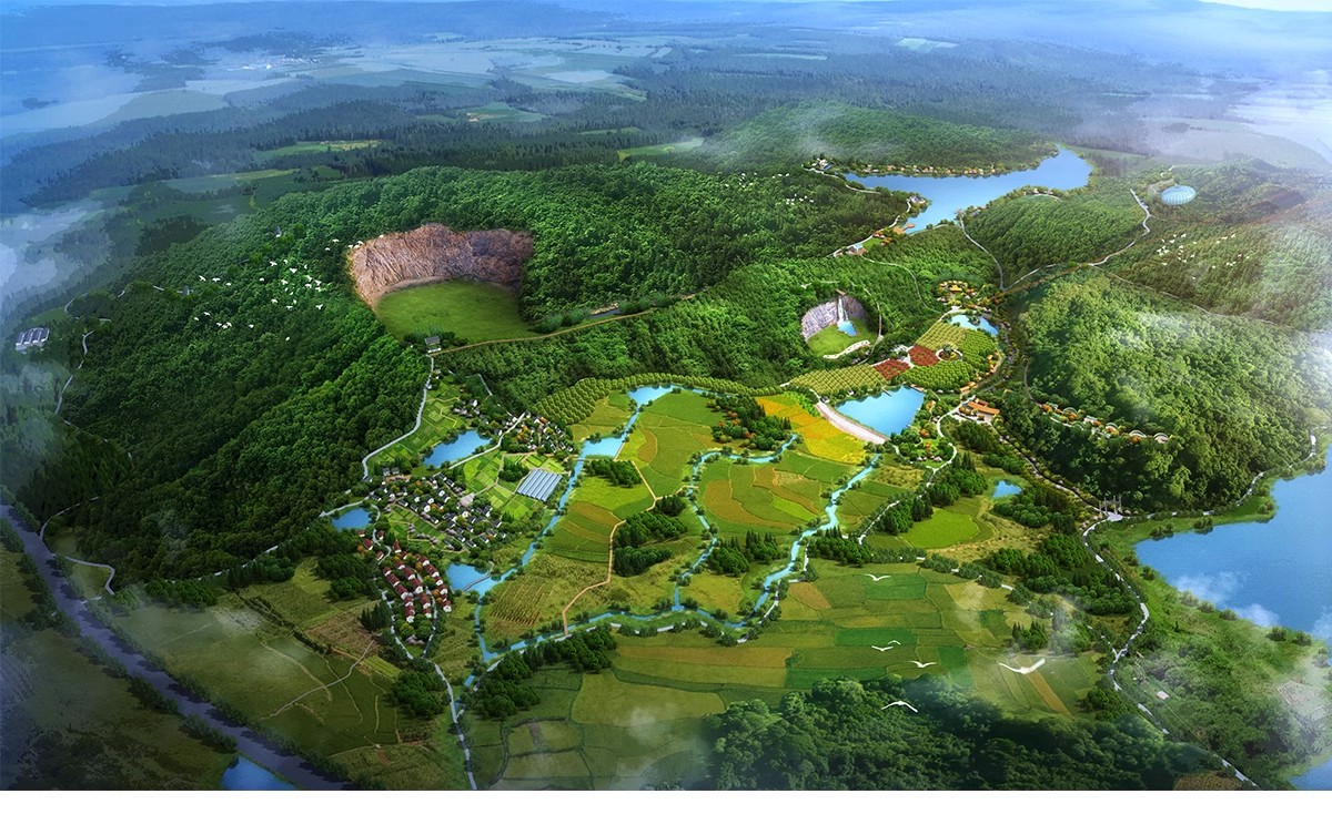 图片[15]-美丽乡村规划PS设计鸟瞰图PSD素材山地旅游度假村景观田园综合体-大怪兽分享