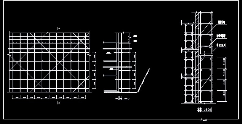 图片[16]-建筑室内室外工地外立面脚手架平面立面节点大样CAD施工图素材库-大怪兽分享