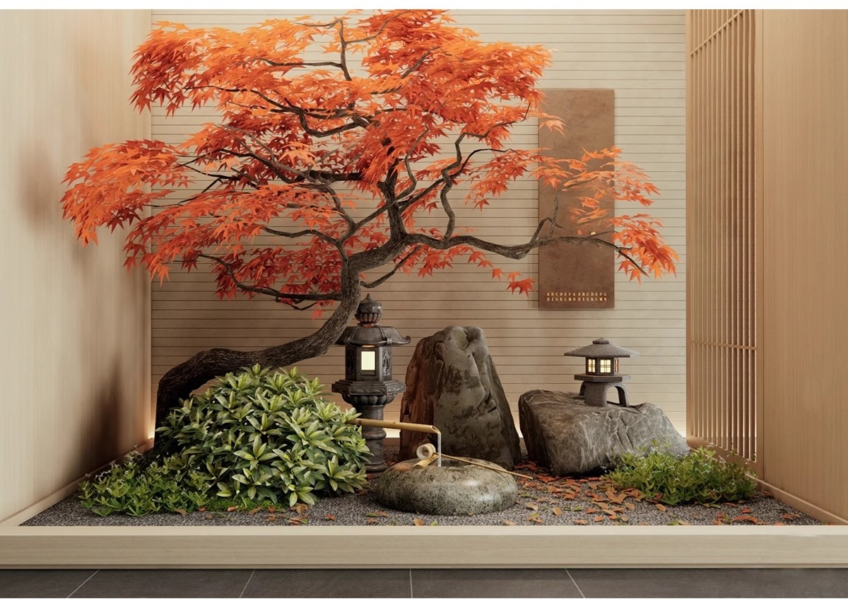 图片[16]-2025室内造景庭院景观小品3d模型中式植物绿植花园3dmax模型素材-大怪兽分享