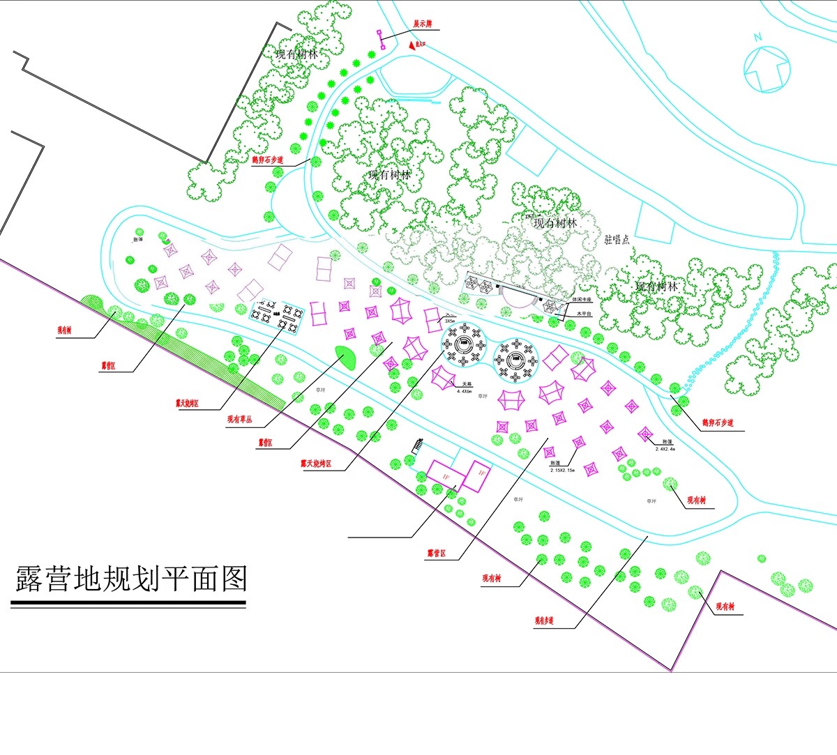 图片[16]-露营地帐篷野营基地cad施工图 户外房车营地公园景观总平面图方案-大怪兽分享