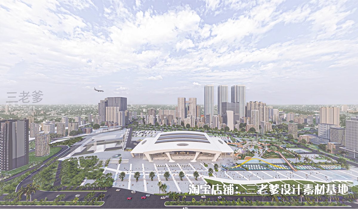 图片[16]-汽车客运站建筑设计流线组织场地文本SU模型CAD参考案例草图大师-大怪兽分享