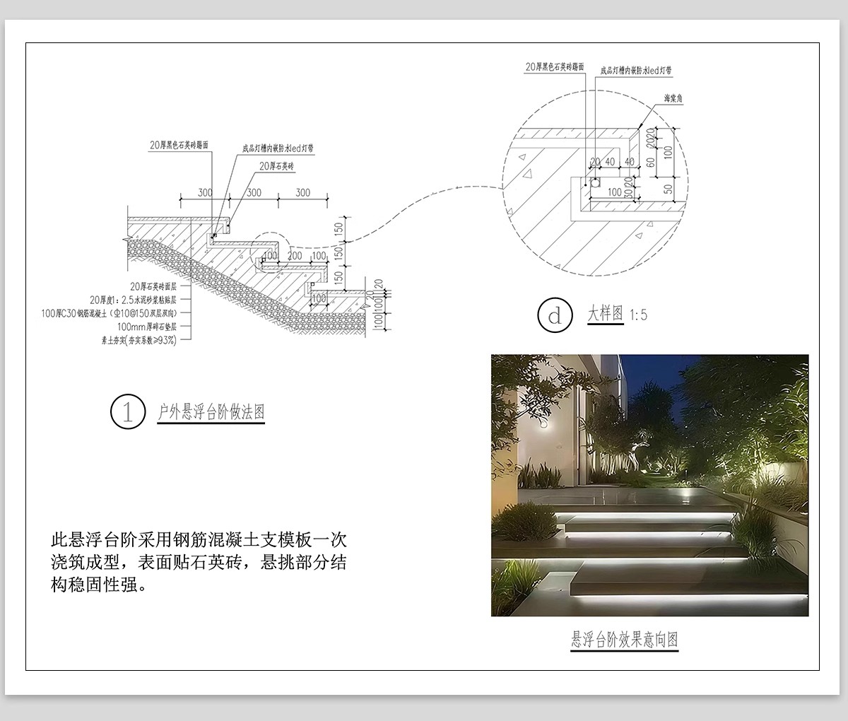 图片[16]-景观台阶踏步CAD施工图 草坡园林广场公园室外设计节点图大样详图-大怪兽分享