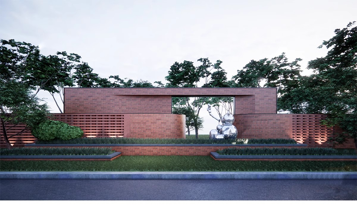 图片[16]-特色文化中式景观墙su模型小品艺术浮雕柱徽派白墙景墙庭院雕塑-大怪兽分享