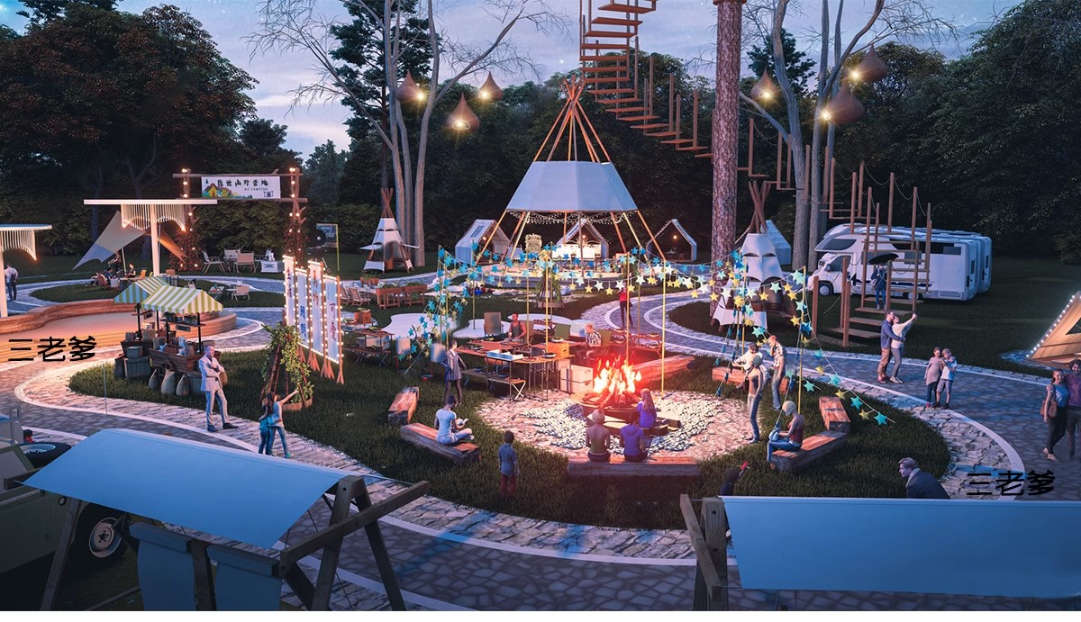 图片[16]-露营公园SU模型景观自驾游房车帐篷营地规划基地烧烤野餐草图大师-大怪兽分享