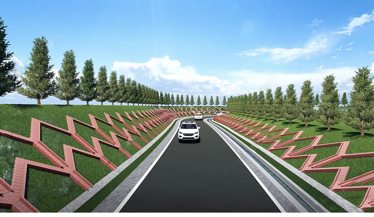 图片[17]-城市道路公路车行道斑马线地面指示线十字交通路口su模型草图大师-大怪兽分享
