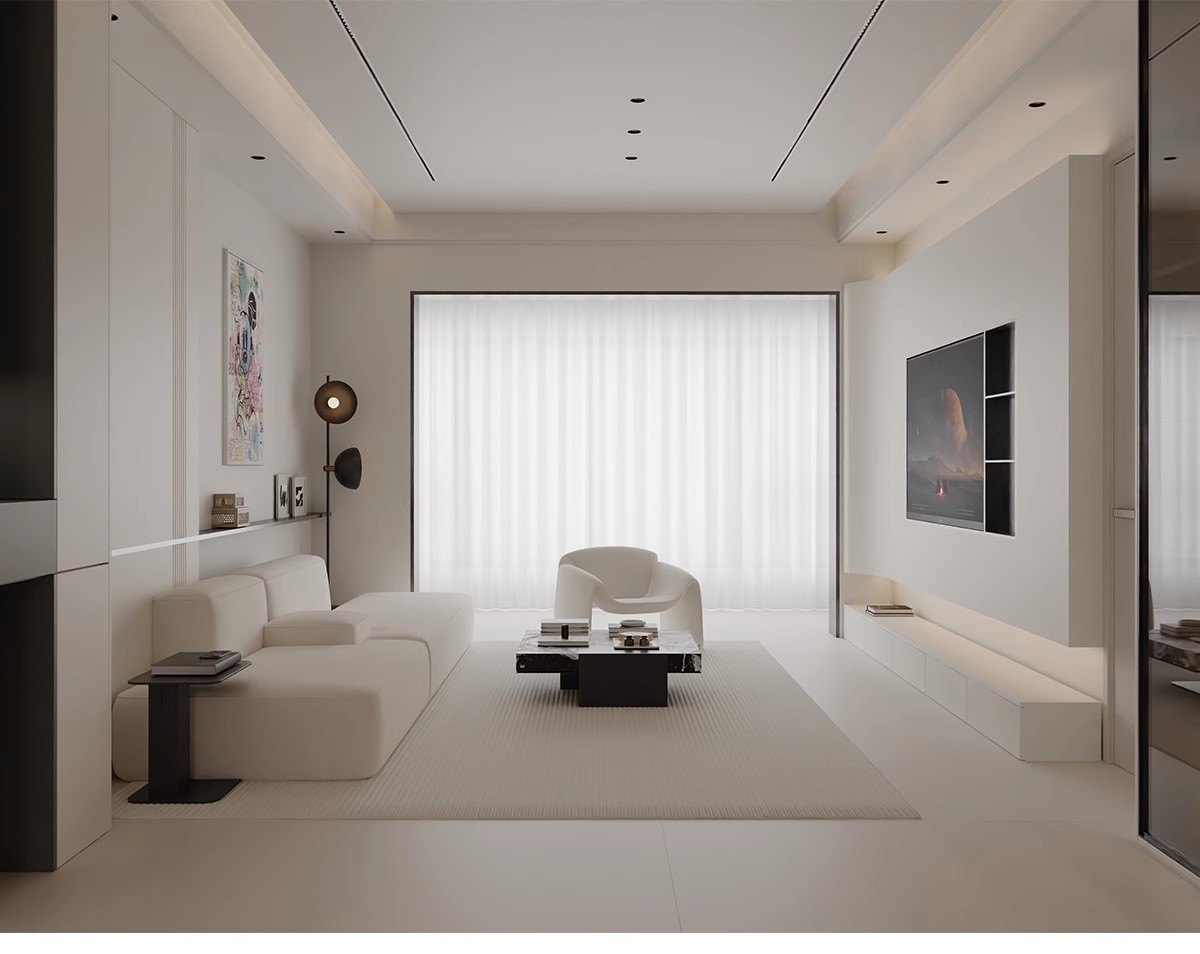 图片[15]-2025年现代简约风格效果参考图家装高清实景案例室内装修设计素材-大怪兽分享