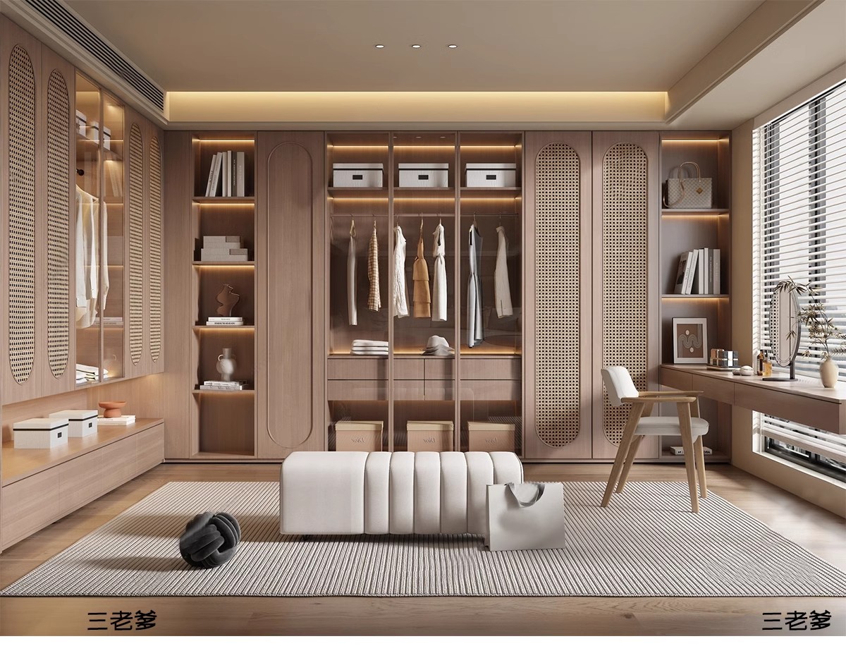 图片[16]-衣帽间草图大师SU模型sketchup室内设计卧室衣柜素材更衣室服装间-大怪兽分享