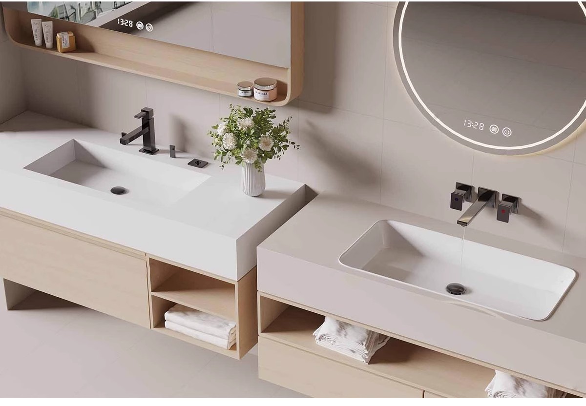 图片[25]-浴室柜子草图大师卫生间洗手台盆镜子卫浴现代奶油单体家装su模型-大怪兽分享