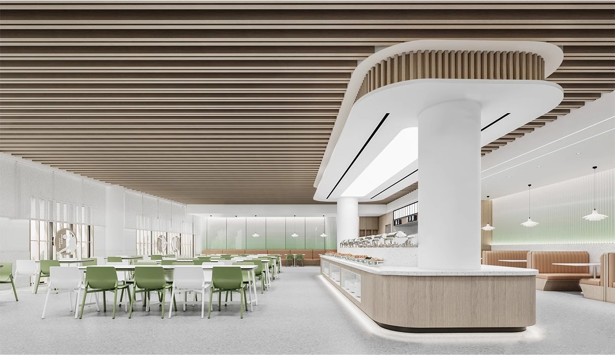 图片[16]-餐厅企业公司学校大学生员工食堂SU模型 CAD施工图快餐厅草图大师-大怪兽分享