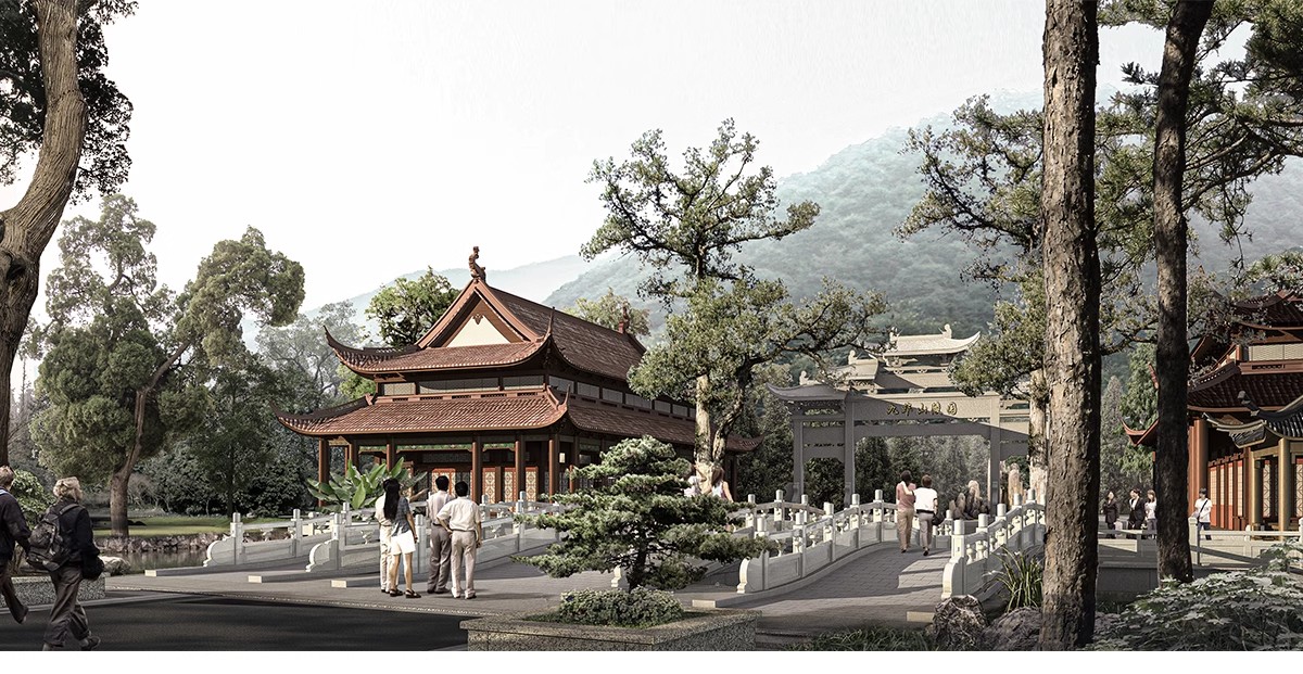 图片[16]-PS效果图民俗文化广场美丽乡村旅游 古村古镇景观园林psd分层素材-大怪兽分享