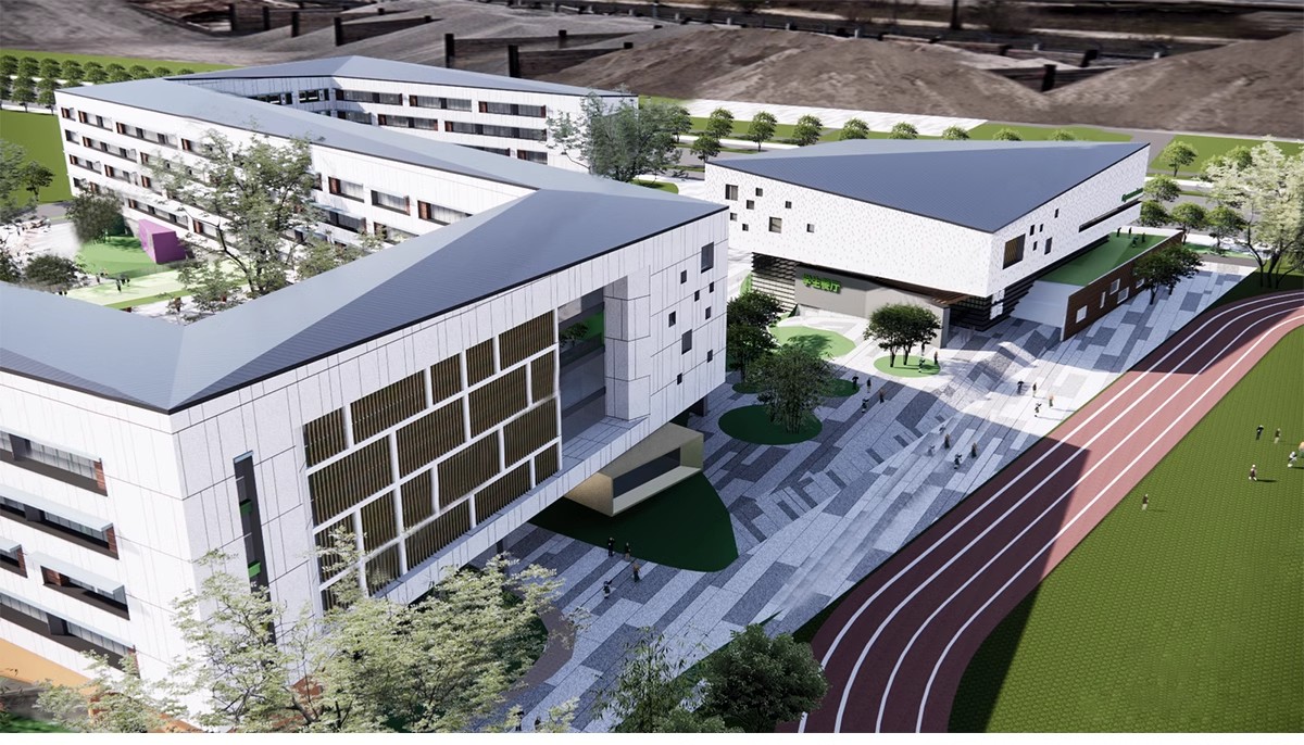 图片[17]-学校建筑大学实验中学小学SU模型校园景观室外教学楼草图大师素材-大怪兽分享