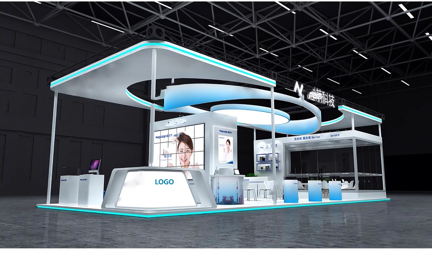 图片[16]-2025展览展会展厅展台展示设计3d模型配CAD施工图3dmax效果图素材-大怪兽分享