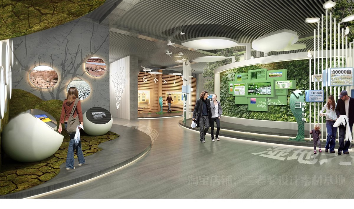 图片[17]-动物植物展厅展览馆草图大师科普标本花卉昆虫展示墙博物馆SU模型-大怪兽分享
