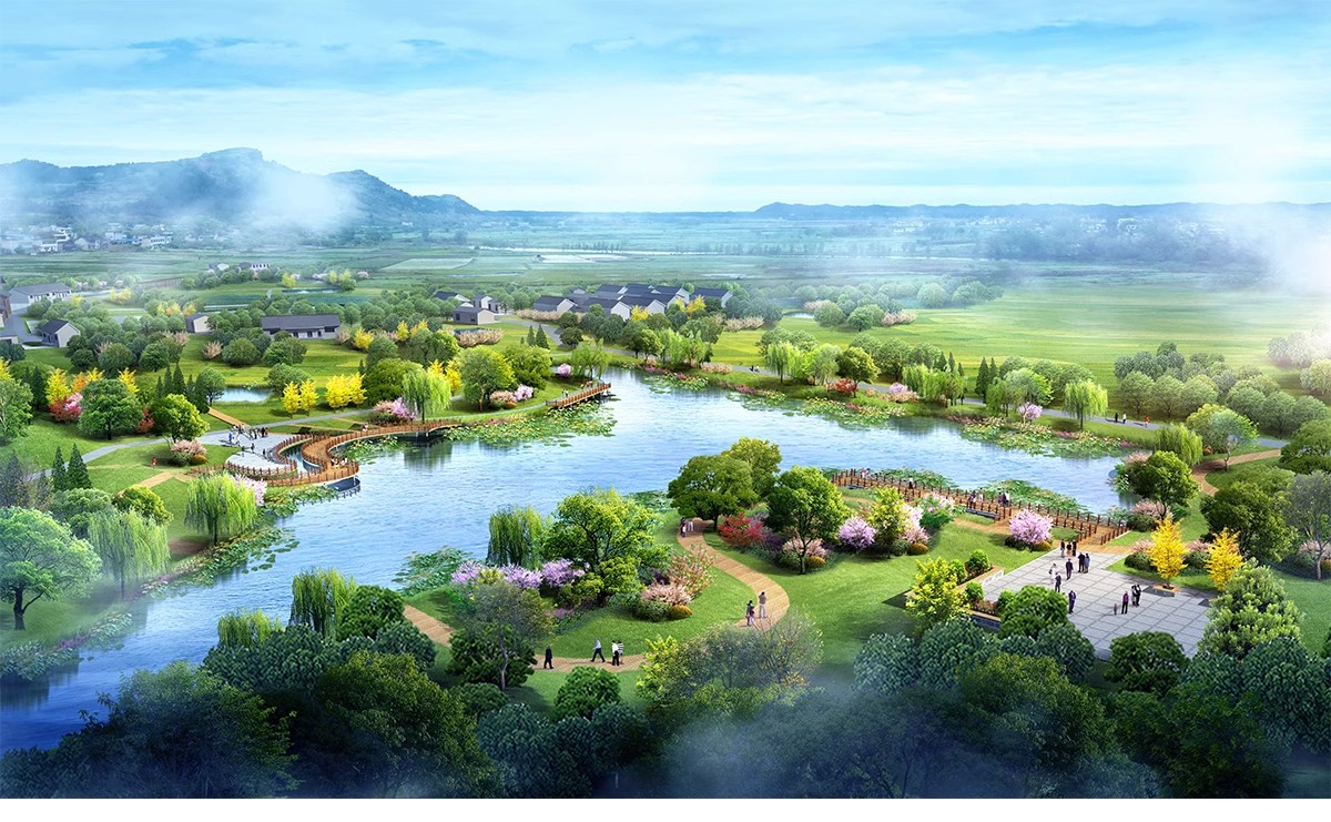 图片[16]-美丽乡村规划PS设计鸟瞰图PSD素材山地旅游度假村景观田园综合体-大怪兽分享