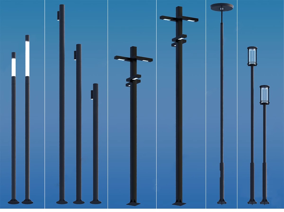 图片[17]-市政道路高杆灯太阳能景观灯广场玉兰灯城市路灯su模型库草图大师-大怪兽分享