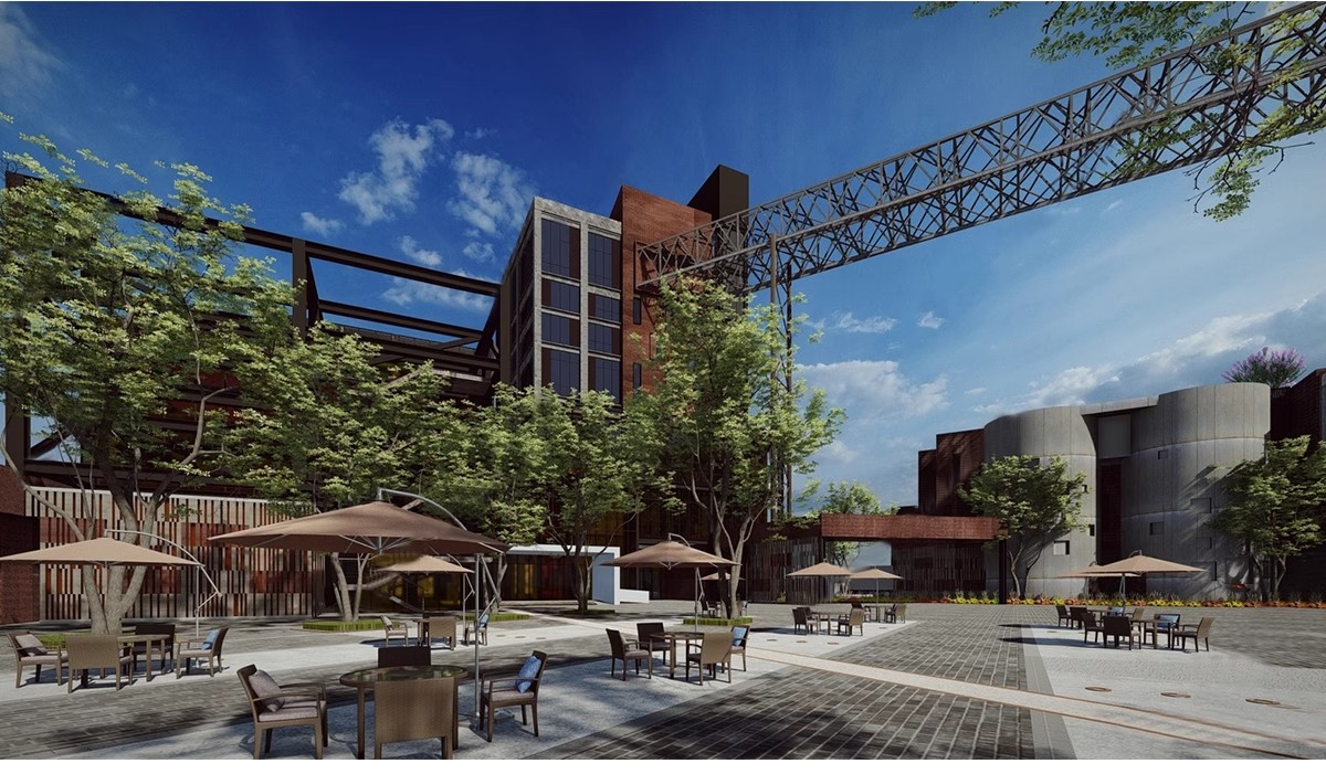 图片[17]-仓库工厂旧厂房改造LOFT公园办公楼创意园区cad工业风遗址su模型-大怪兽分享