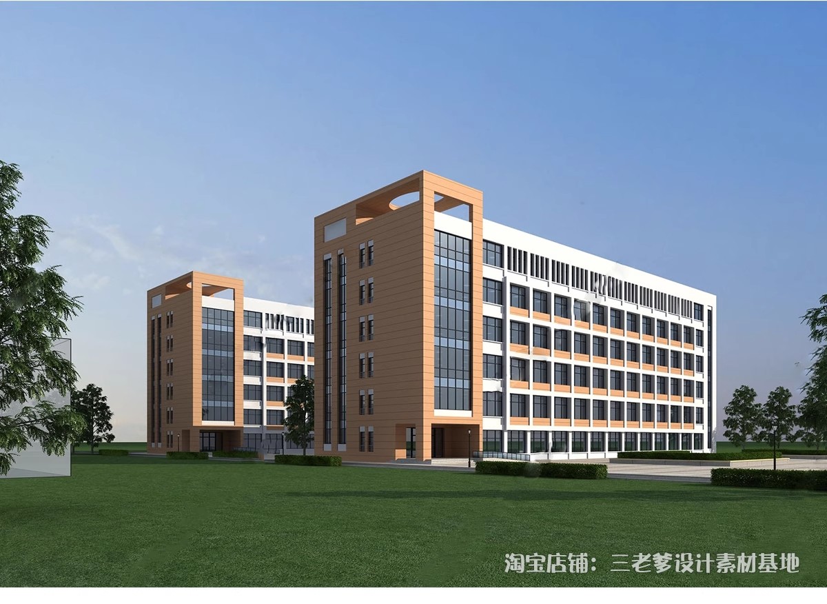 图片[17]-宿舍楼SU模型现代工厂区学校学生寝室职工公寓楼住宅建筑草图大师-大怪兽分享