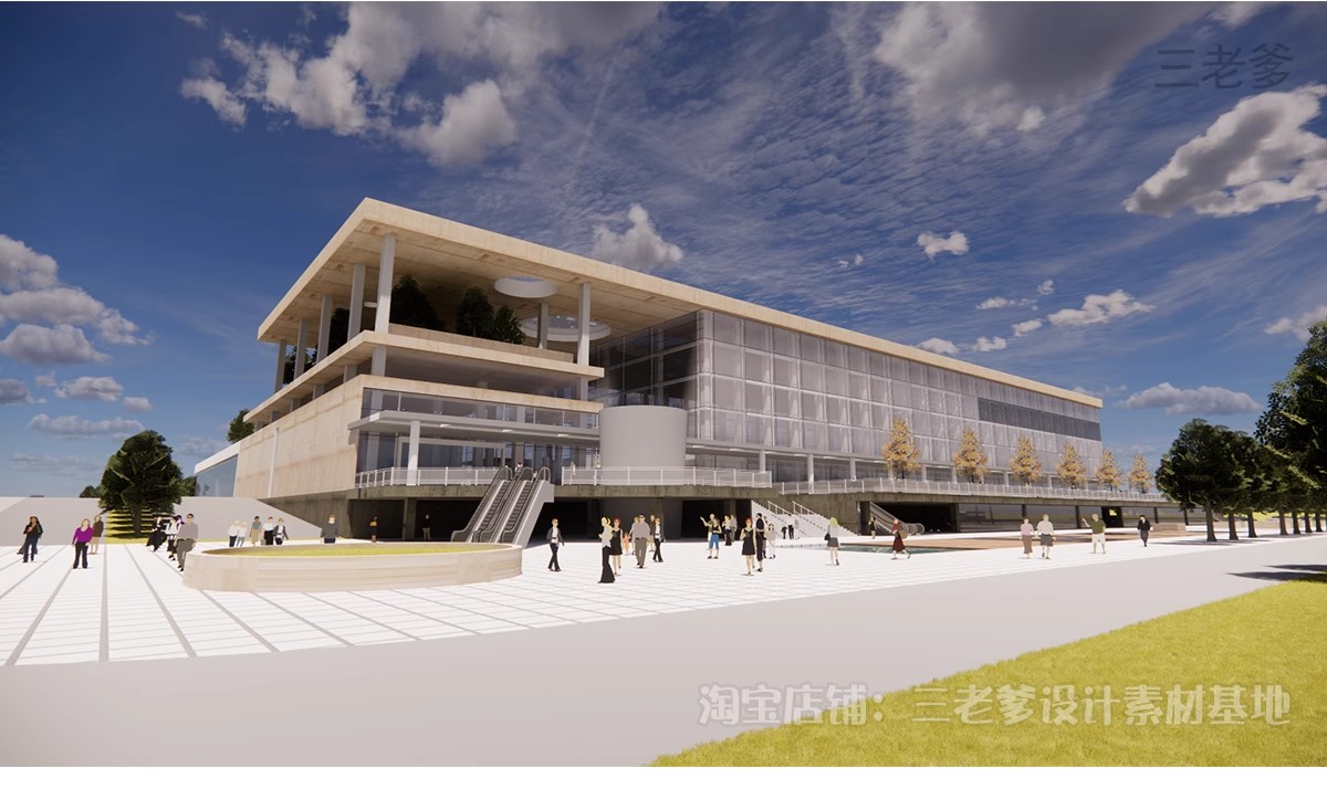 图片[17]-汽车客运站建筑设计流线组织场地文本SU模型CAD参考案例草图大师-大怪兽分享