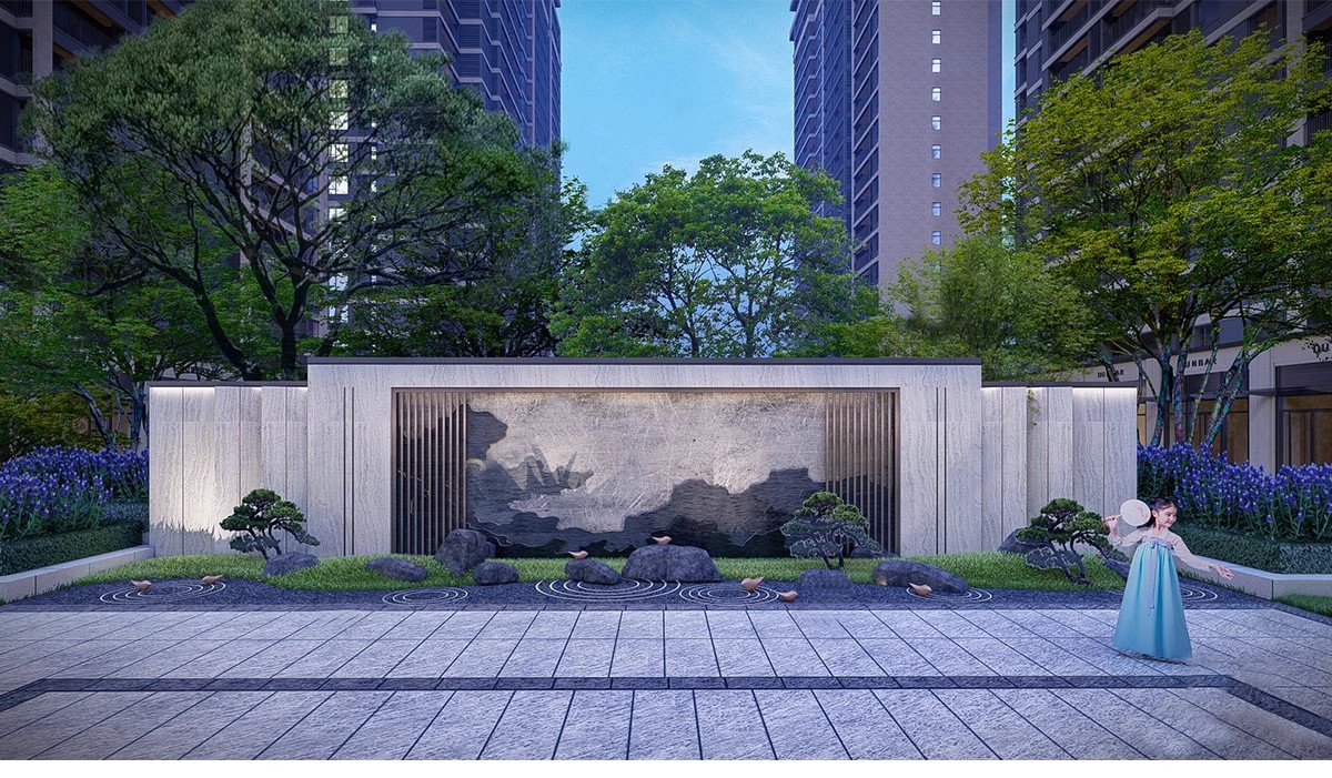 图片[17]-特色文化中式景观墙su模型小品艺术浮雕柱徽派白墙景墙庭院雕塑-大怪兽分享