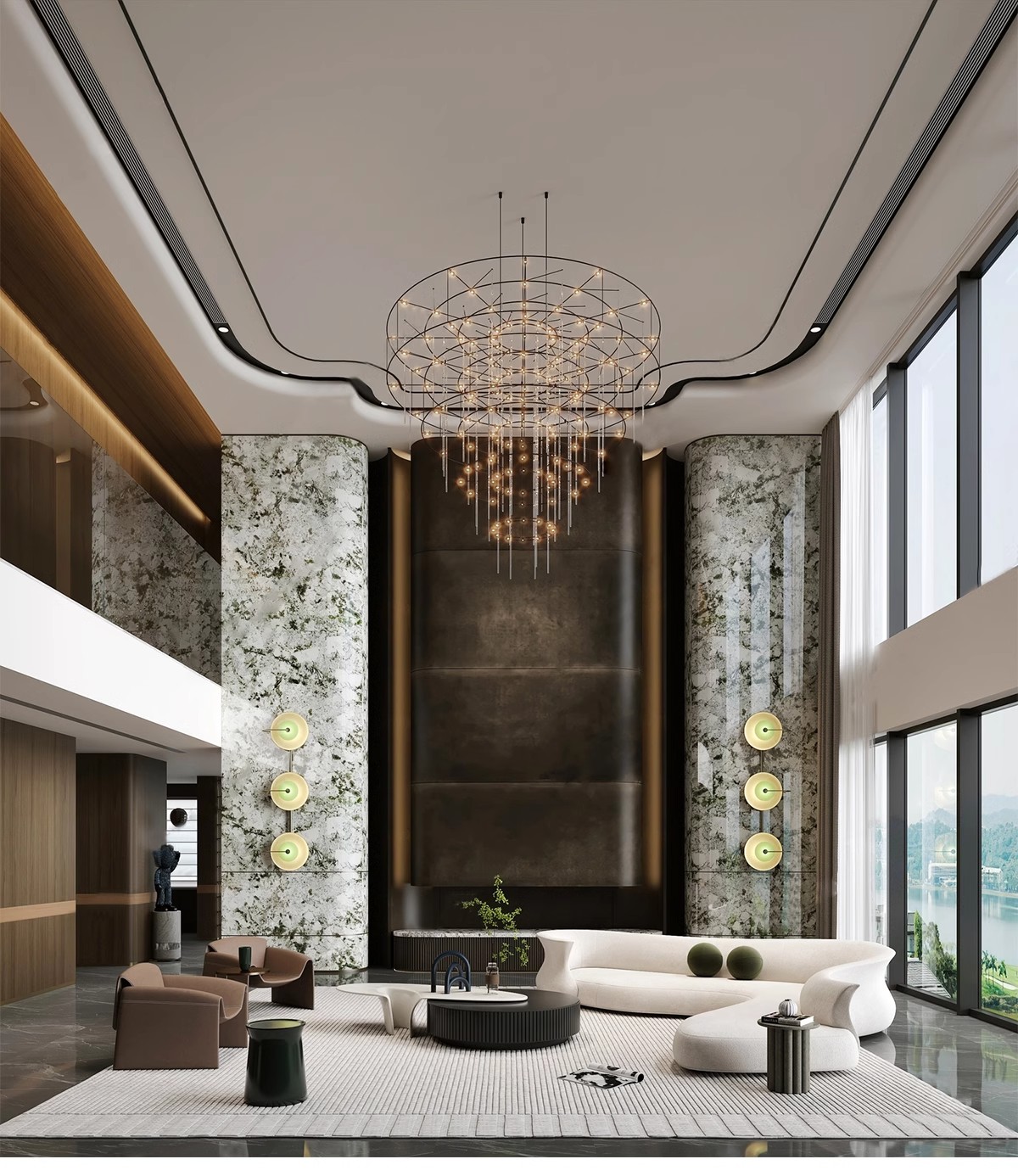 图片[17]-2025年现代简约复式挑空别墅3D模型库家装整体客厅卧室3Dmax素材-大怪兽分享